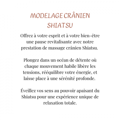Modelage crânien shiatsu